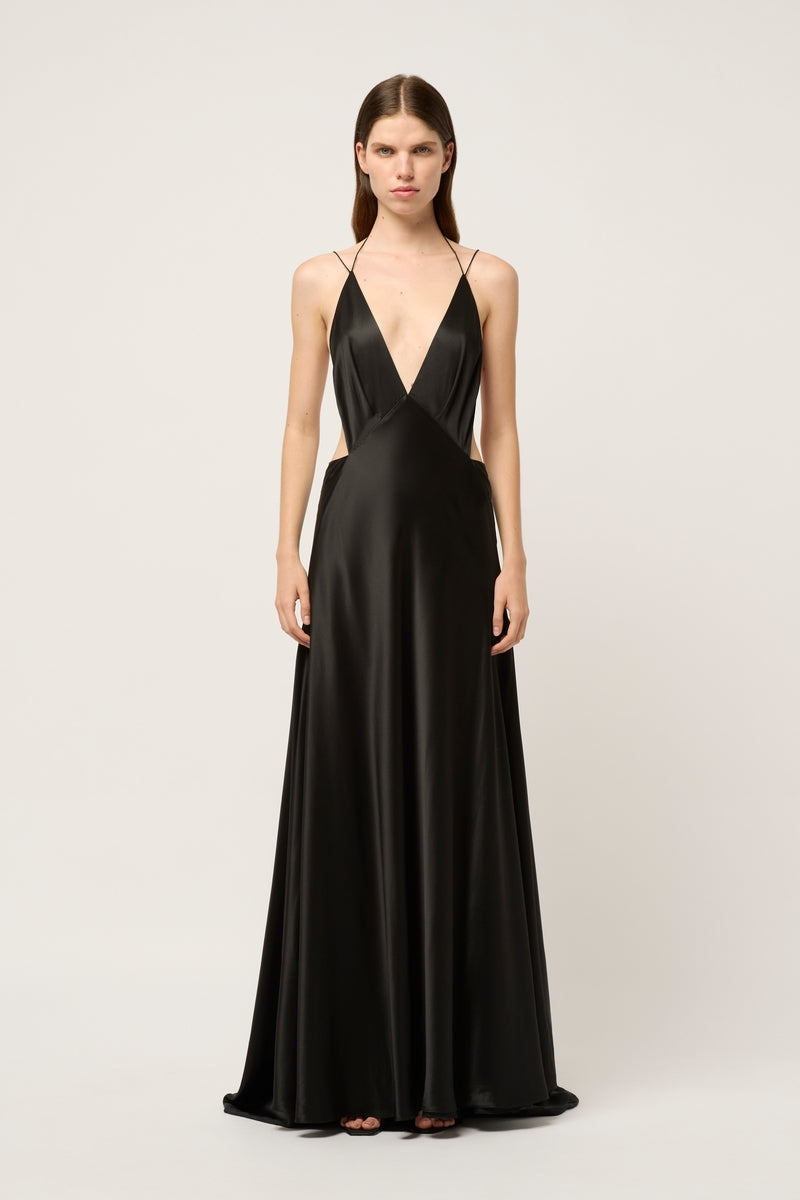 TASH MAXI DRESS - BLACK