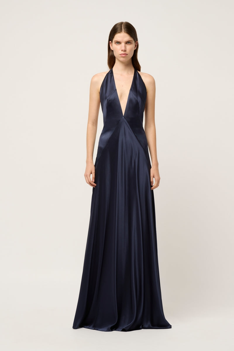 BOND 007 PALOMA MAXI DRESS - NAVY