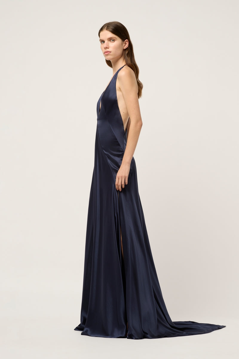 BOND 007 PALOMA MAXI DRESS - NAVY