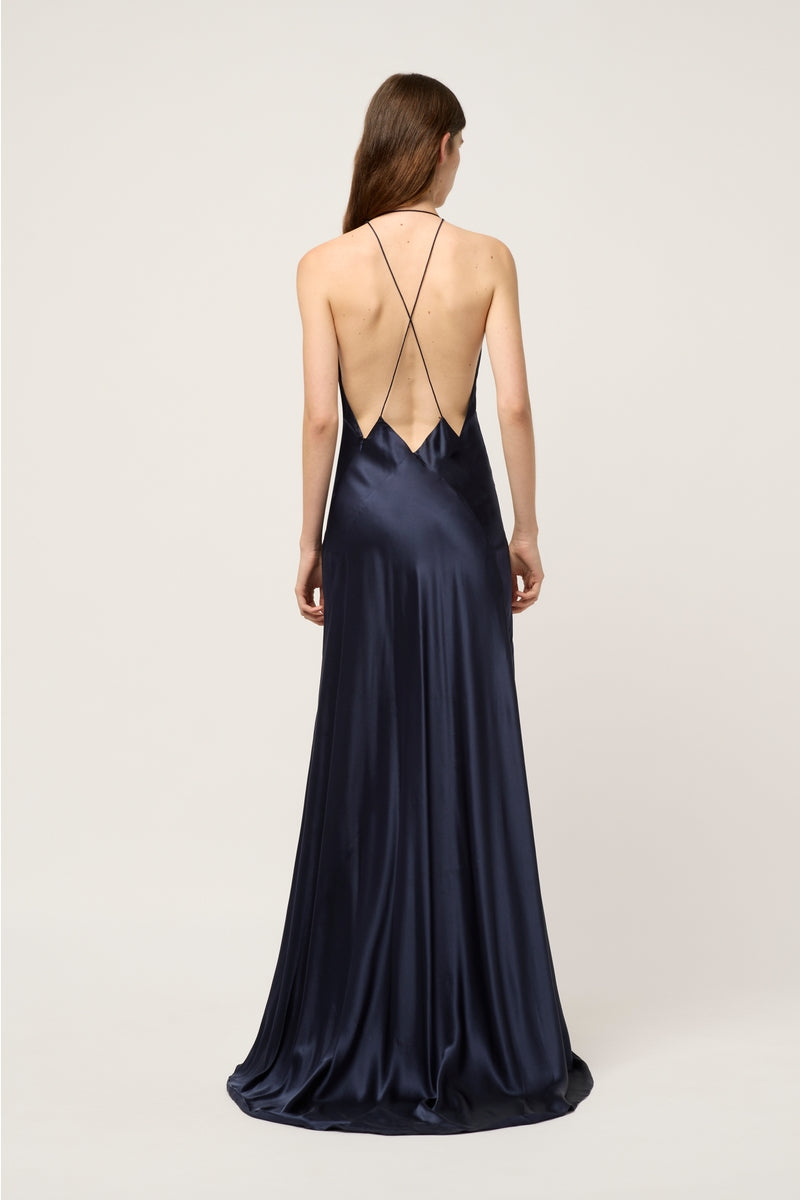 BOND 007 PALOMA MAXI DRESS - NAVY